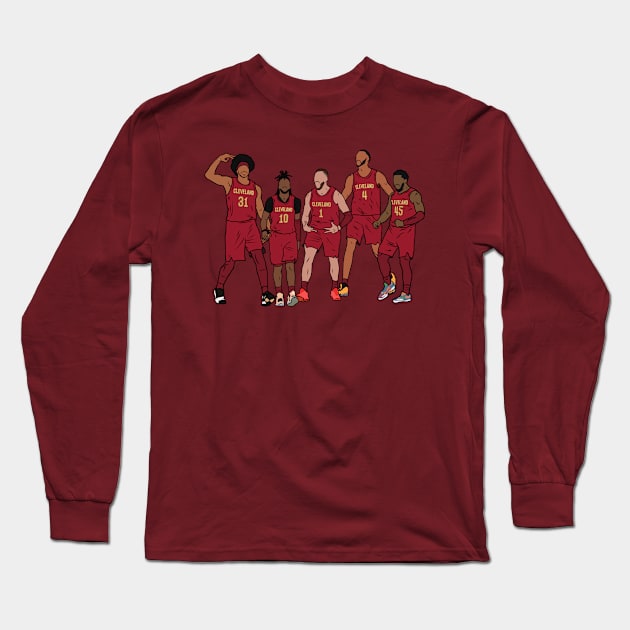 The Fro, Garland, Strus, Mobley & Mitchell Long Sleeve T-Shirt by rattraptees